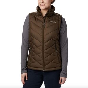 Columbia Heavenly Vest Olive Green